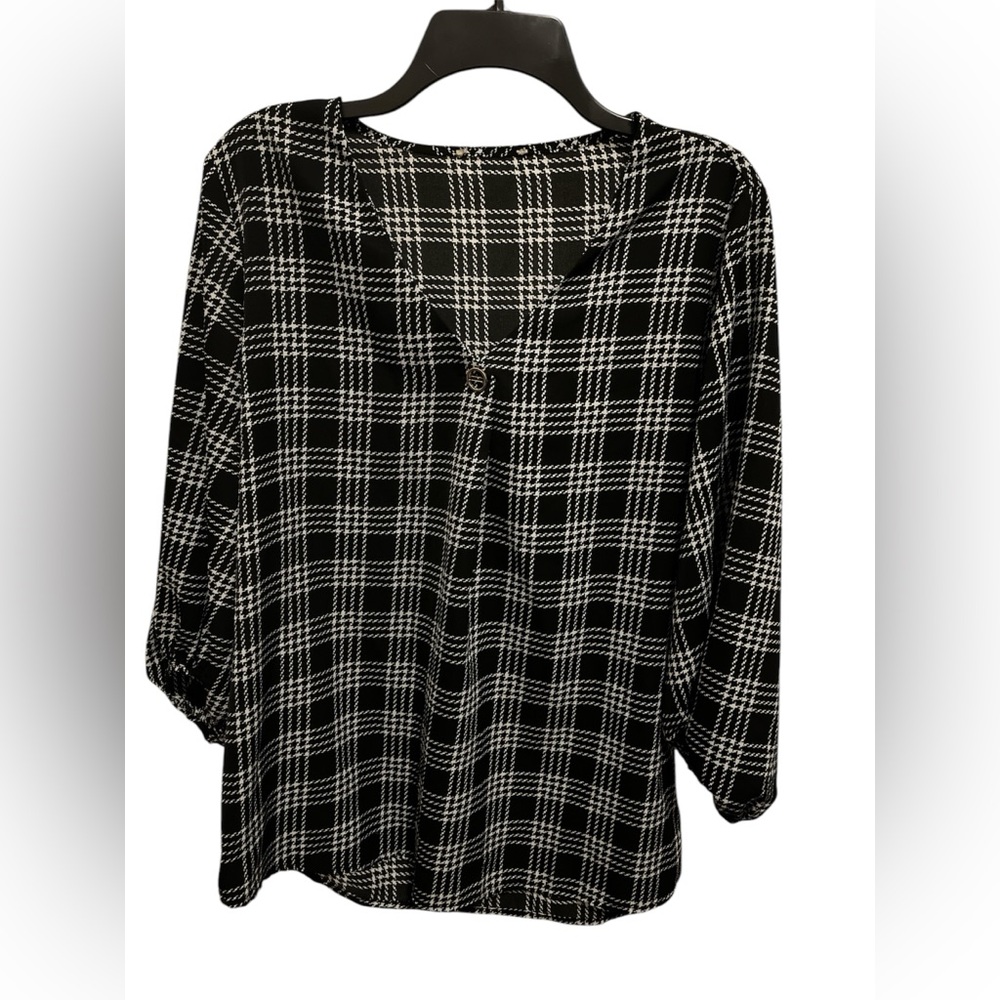 Black and White Bebonnie Blouse